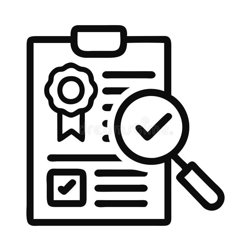 Home business registration verification icon business registration verification icon magnifying glass document 363538160